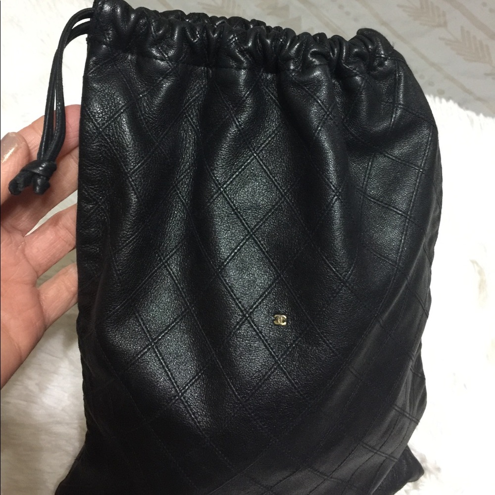 Large Authentic Chanel makeup bag/pouch